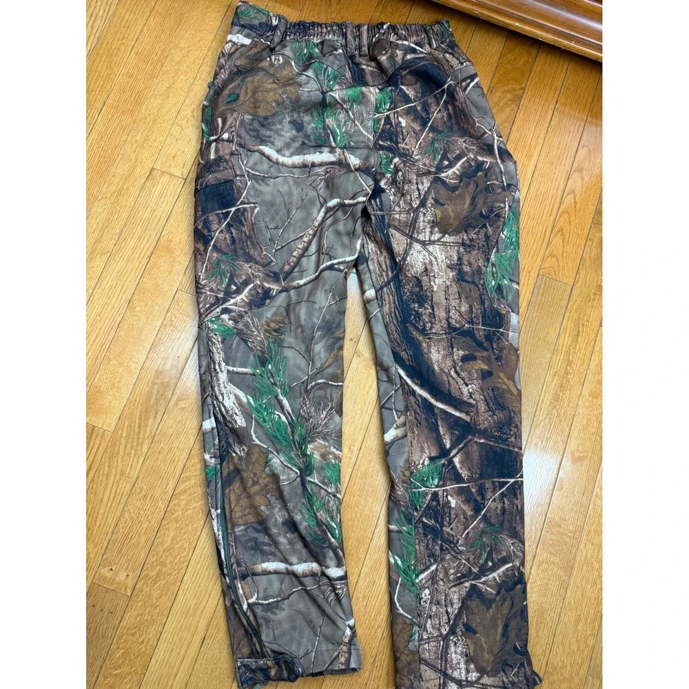 New View Mens Camouflage Hunting Jacket and Pants Set Softshell Fleece Lined S